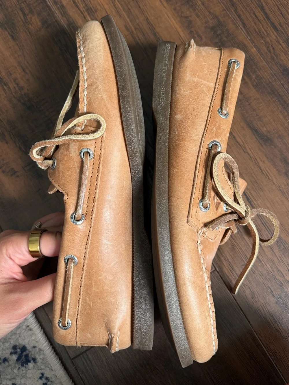 Sperry Classic Tan Leather Boat Shoes
